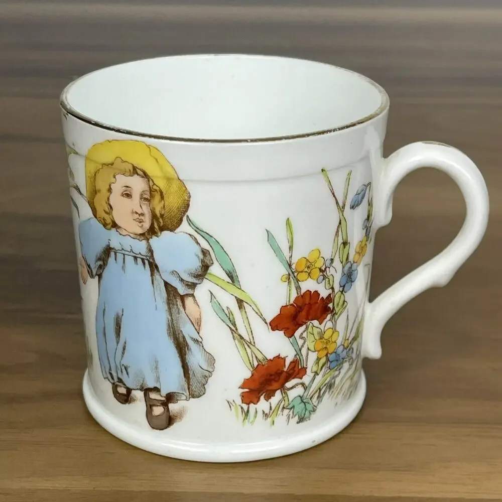 The Foley China Roses And Pansies Tea Cup Victorian Bone China Antique England